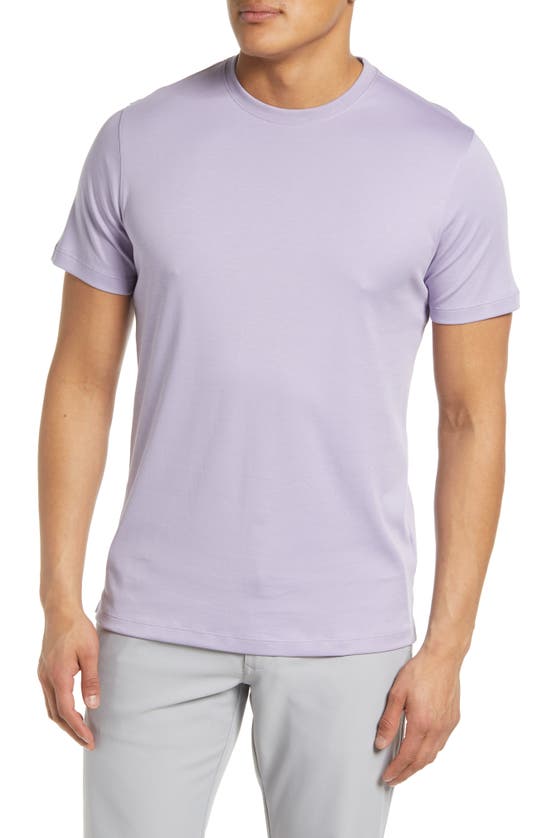 Robert Barakett Georgia Crewneck T-shirt In Heirloom Lilac