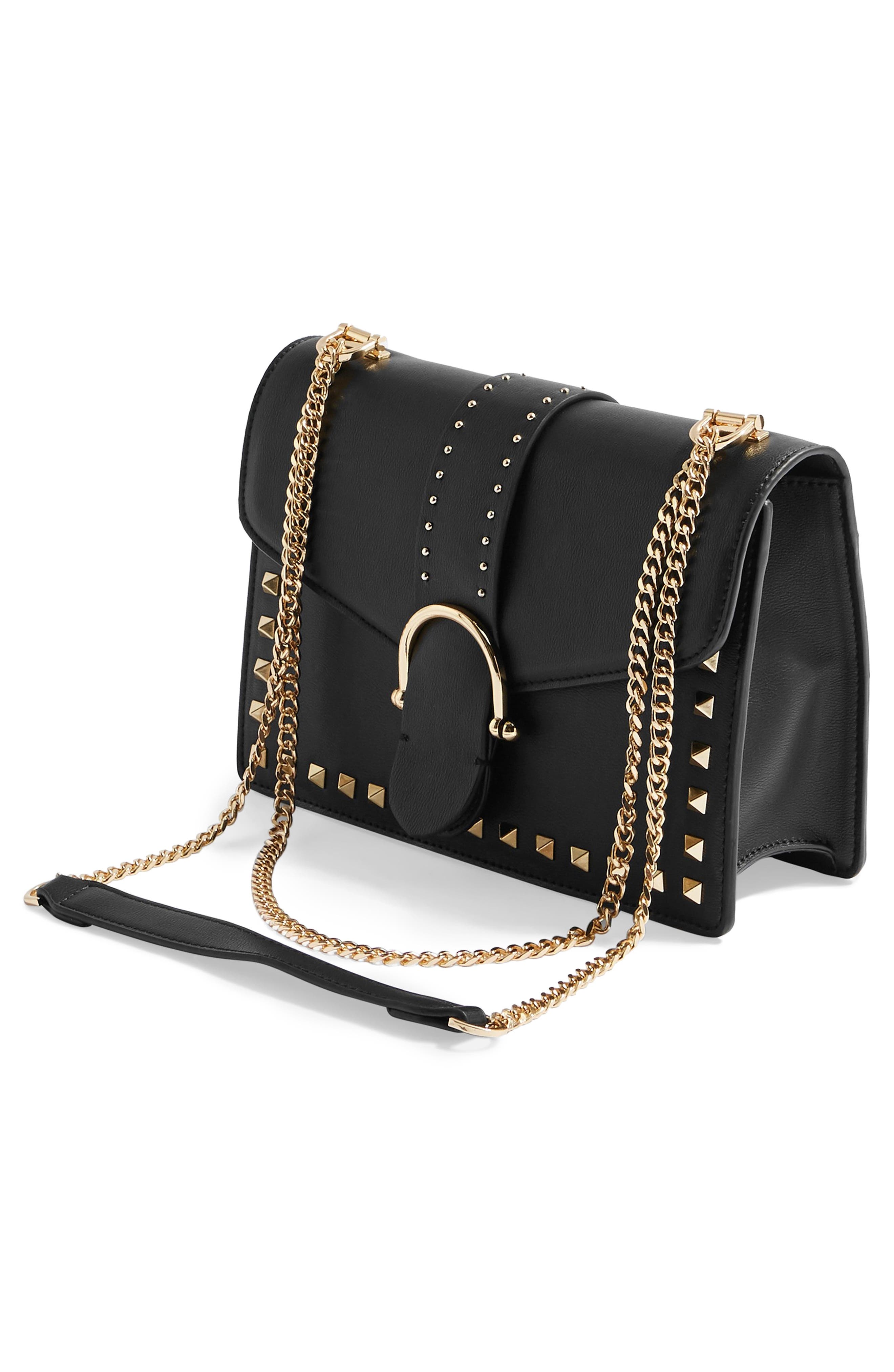 topshop beth studded shoulder bag