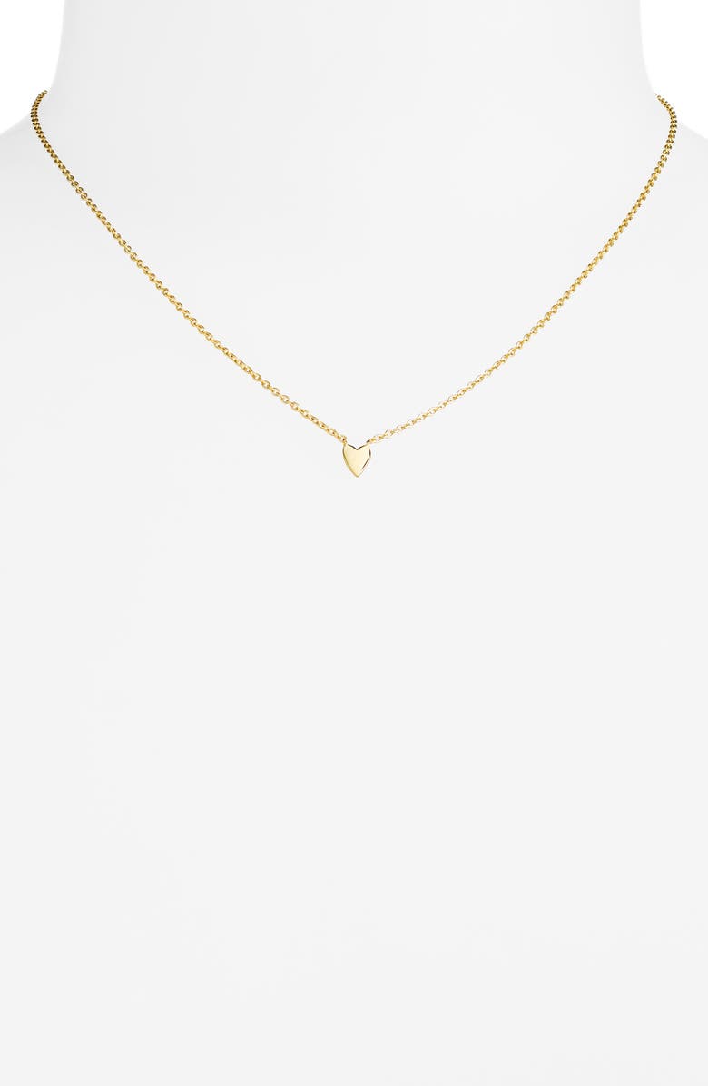 Argento Vivo Sterling Silver Mini Heart Pendant Necklace Nordstrom