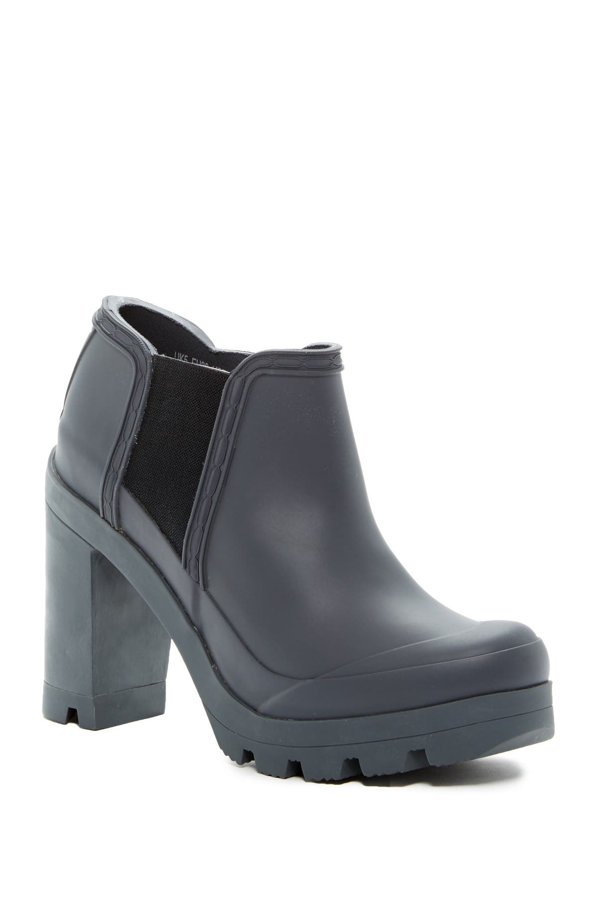 high heel waterproof boots