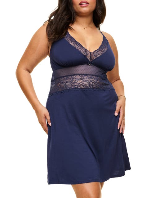 Shop Adore Me Christyna Slip In Dark Blue