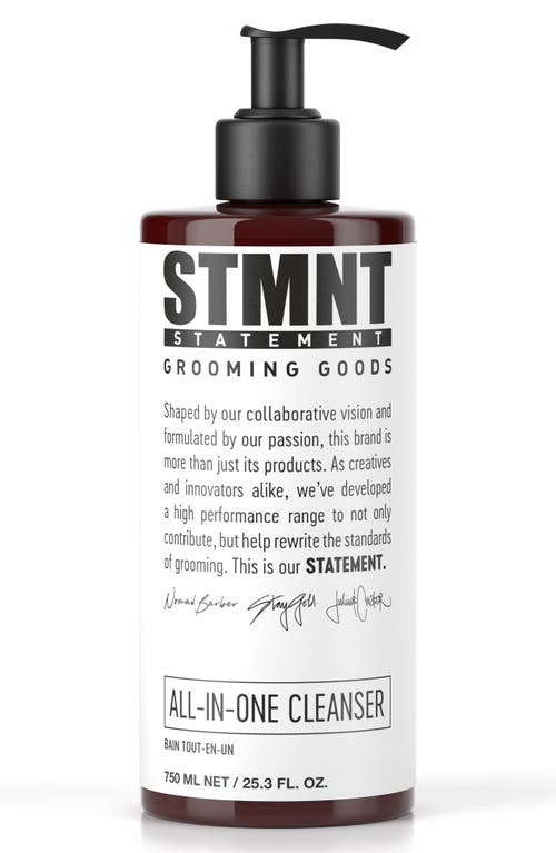 Grooming Goods All-in-One Cleanser with Activated Charcoal & Menthol