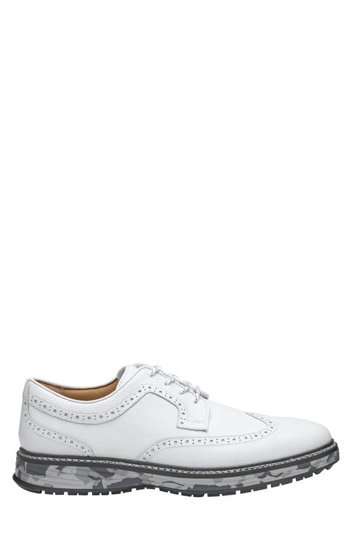 Johnston & Murphy Men's Waterproof Upton Gl3 Luxe Hybrid Shoes In White Wp Fg/scotch Grain