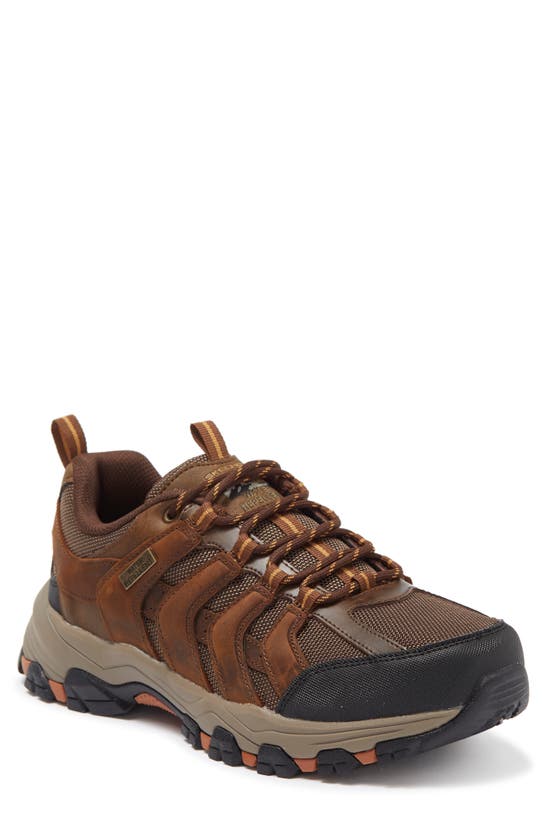 Skechers Selmen Lorago Lug Sole Shoe In Dark Brown