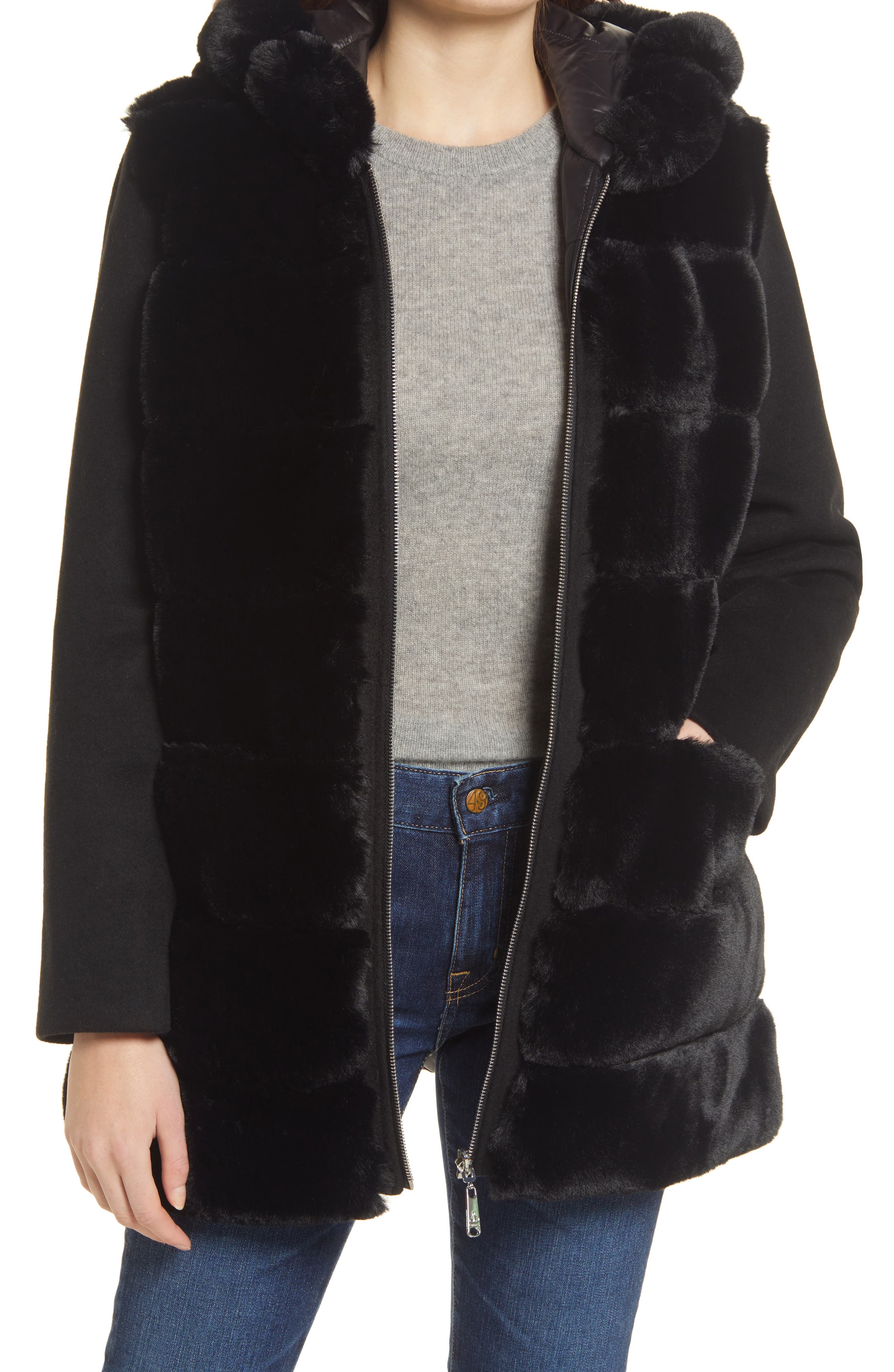 faux fur coat nordstrom