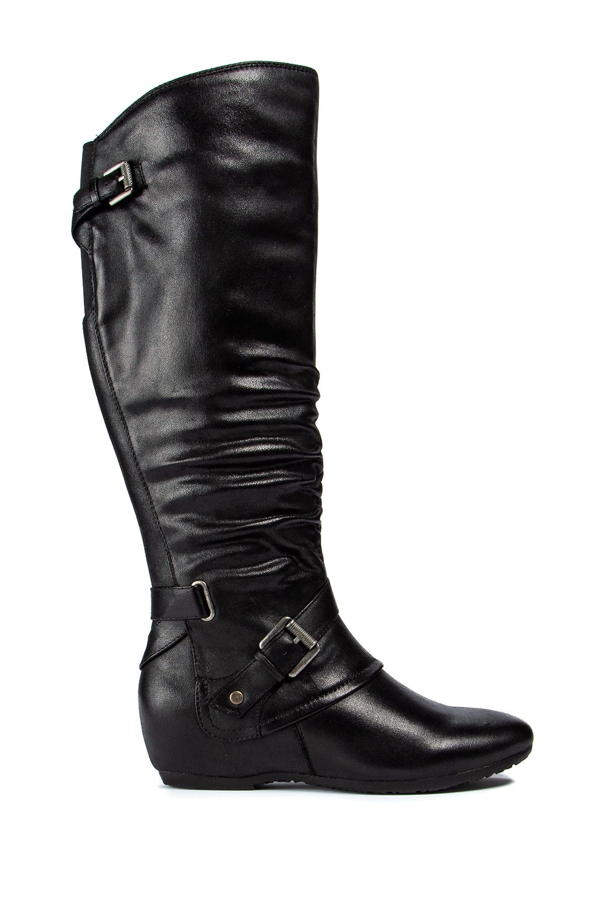 concealed wedge boots