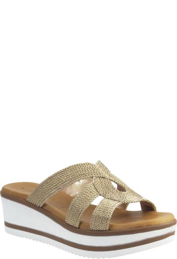 Ron White Penny Water Resistant Wedge Sandal (Women) | Nordstrom