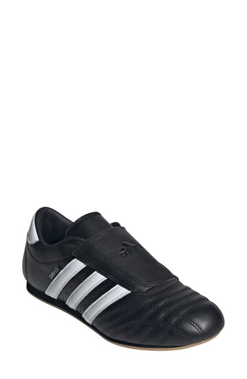 Shop Adidas Originals Adidas Taekwando Shoe In Black/white/gum