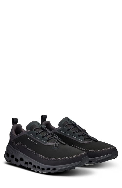 On Cloudaway 2 Rubber-trimmed Coated Recycled-shell And Mesh Sneakers In Black/eclipse