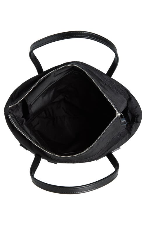 Jw Anderson Puffy Anchor Shopping Bag With Top Handles In Black