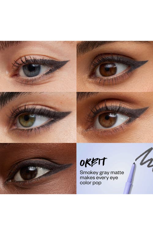 Kosas Soulgazer Intensifying Gel Eyeliner In Orbit - Smokey Gray Matte