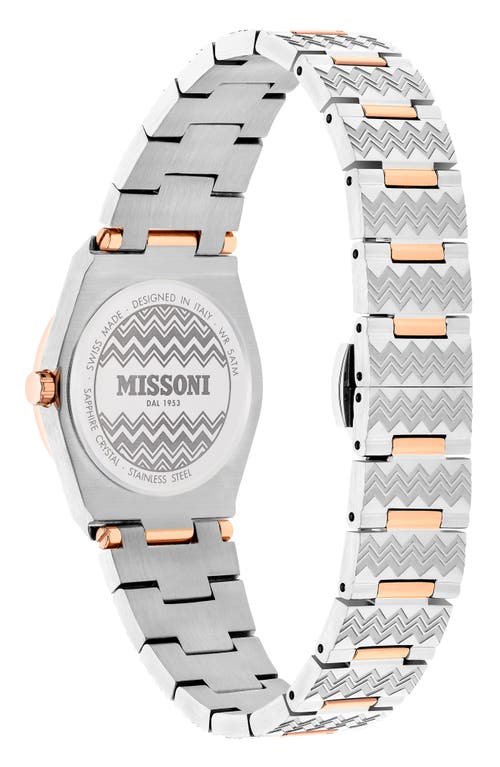 Missoni Milano Bracelet Watch, 29mm In Two Tone