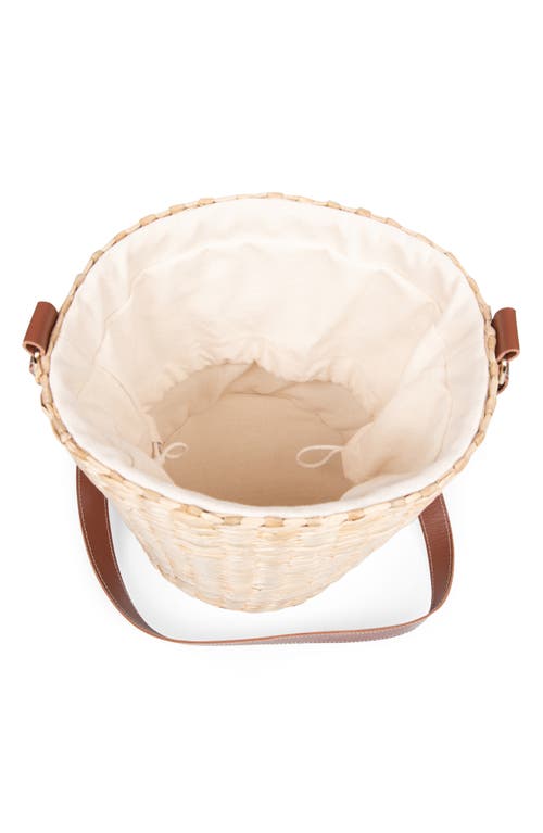 Picnic Time Palermo Insulated Bucket Tote In Beige