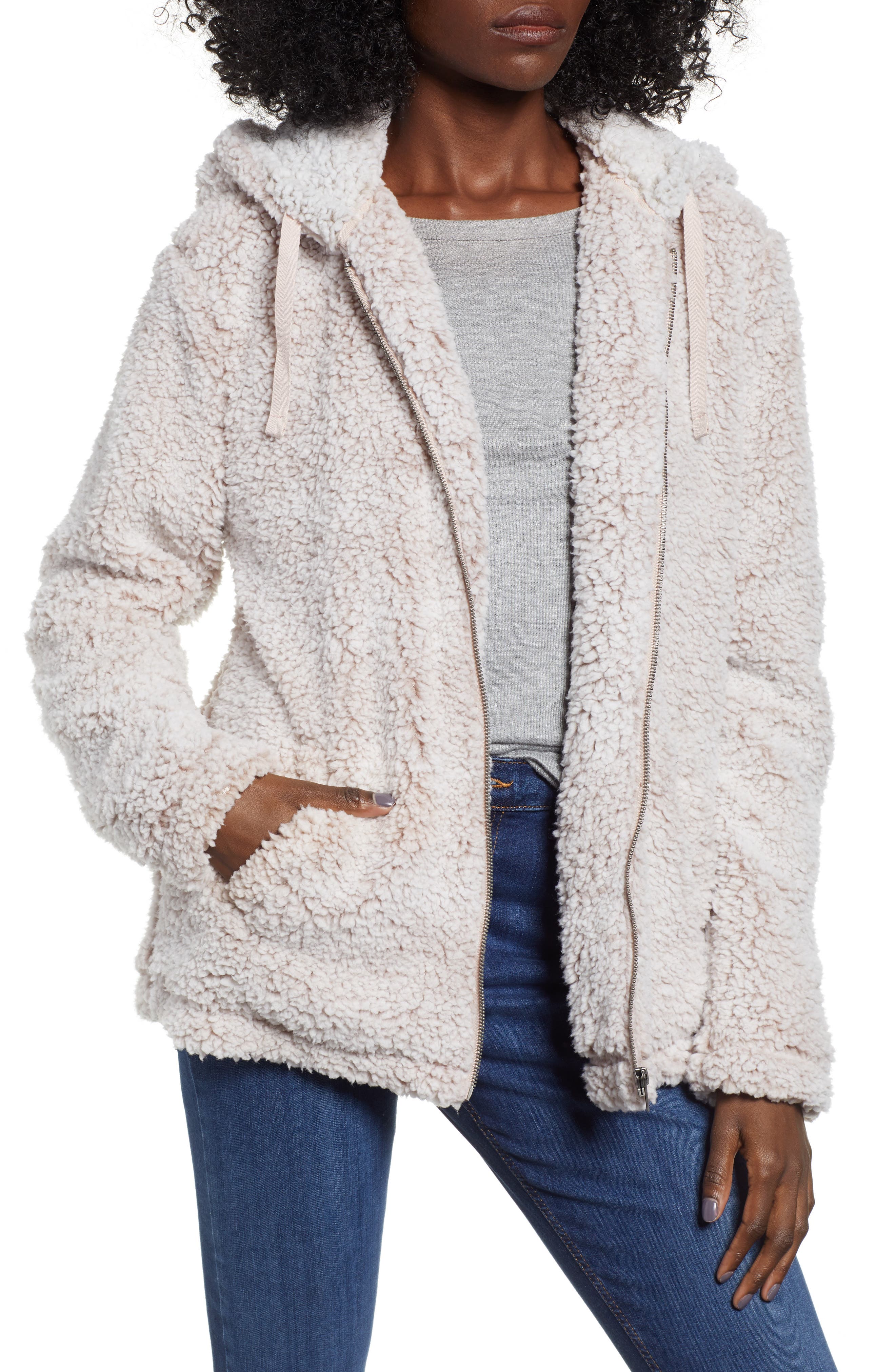 thread and supply fleece jacket
