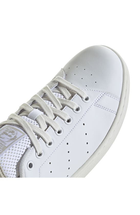 Shop Adidas Originals Stan Smith Low Top Sneaker In White/ Core Black/ Putty Grey