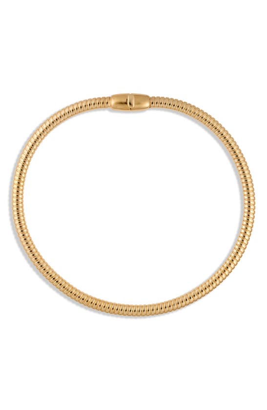 Ivi Los Angeles Slim Gaia Necklace In Yellow Gold