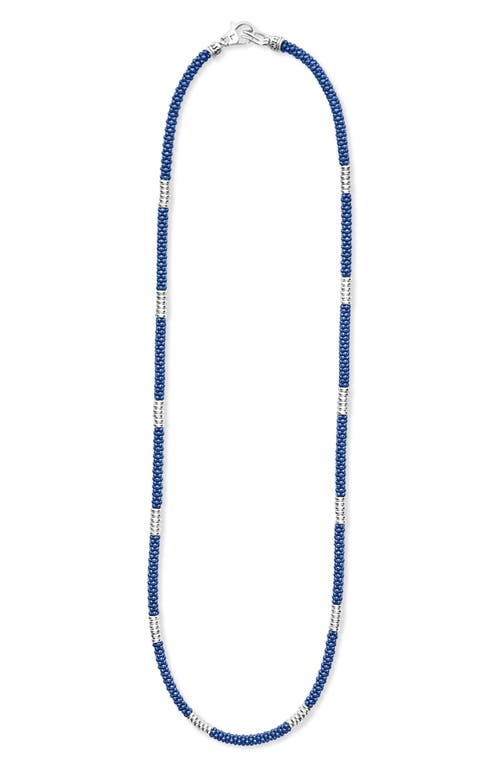 LAGOS Blue Caviar Ceramic Beaded Necklace at Nordstrom