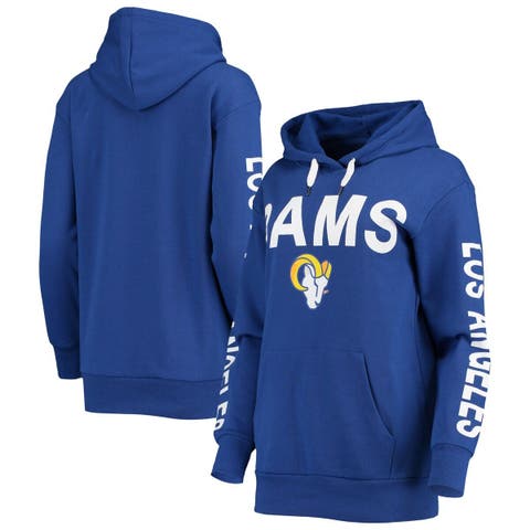 Classic St. Louis Rams Women's Full Zip Hoodie - Navy Blue