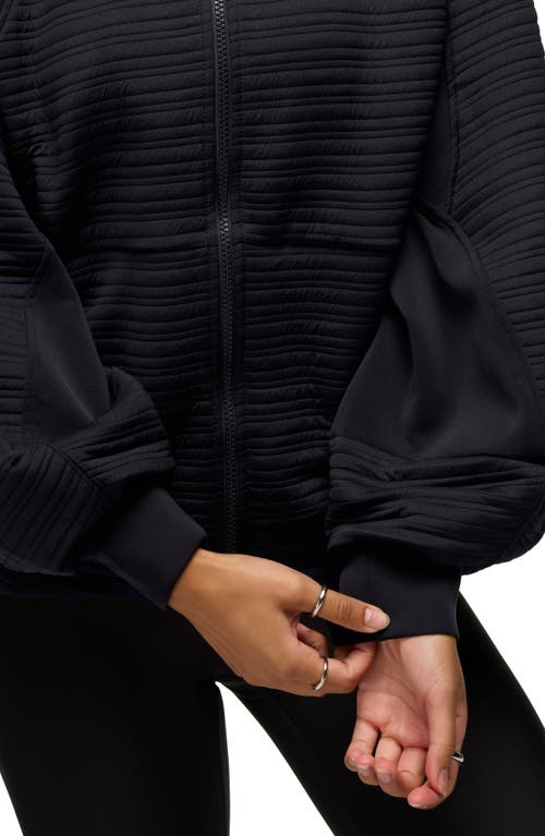 Shop Prana Send Off Oversize Jacket In Black