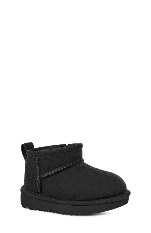 UGG(r) Classic Ultra Mini Water Resistant Boot in Black