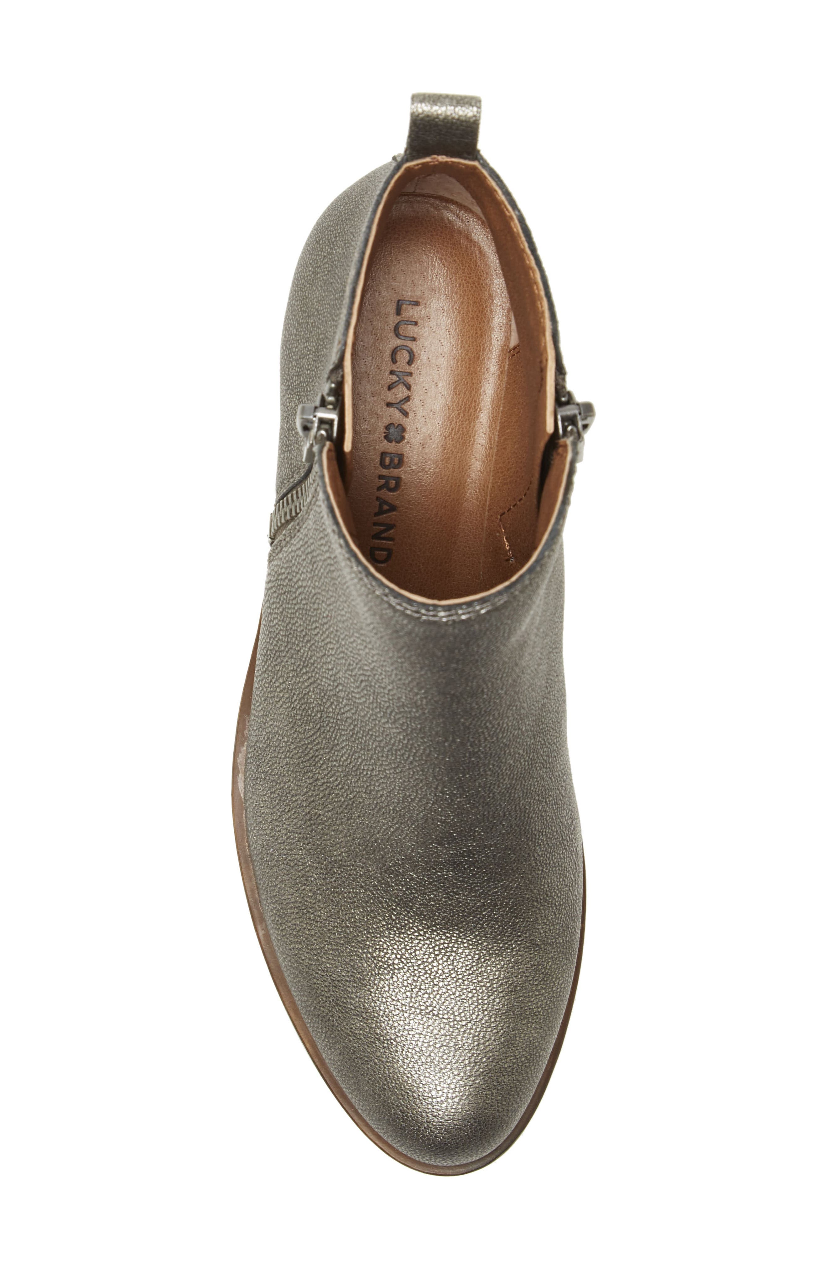 lucky brand basel bootie pewter