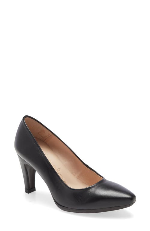 Wonders Pump Black Leather at Nordstrom,