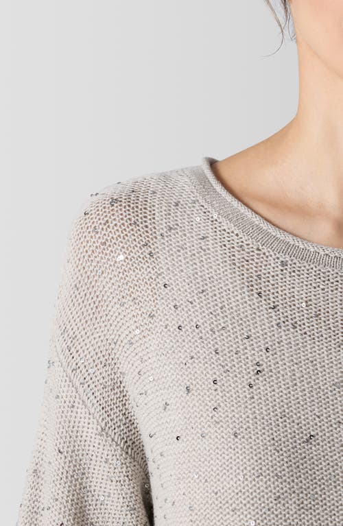 EILEEN FISHER EILEEN FISHER SEQUIN WOOL SWEATER 