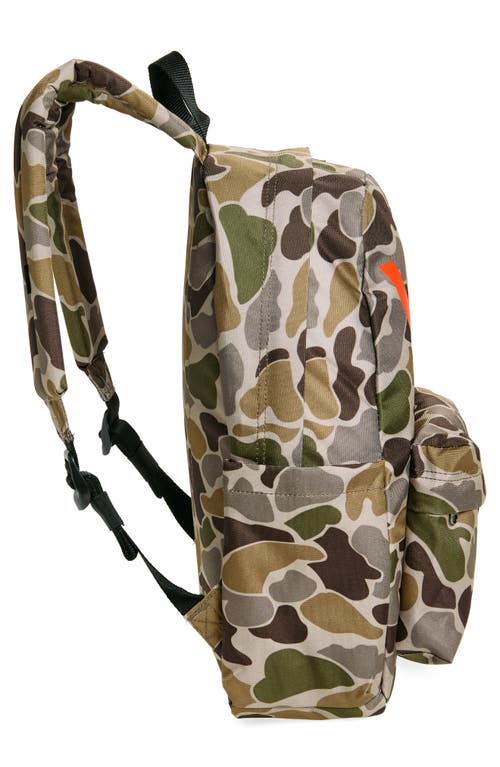 Shop Vans Kids' Old Skool Camo Backpack In Loden Green