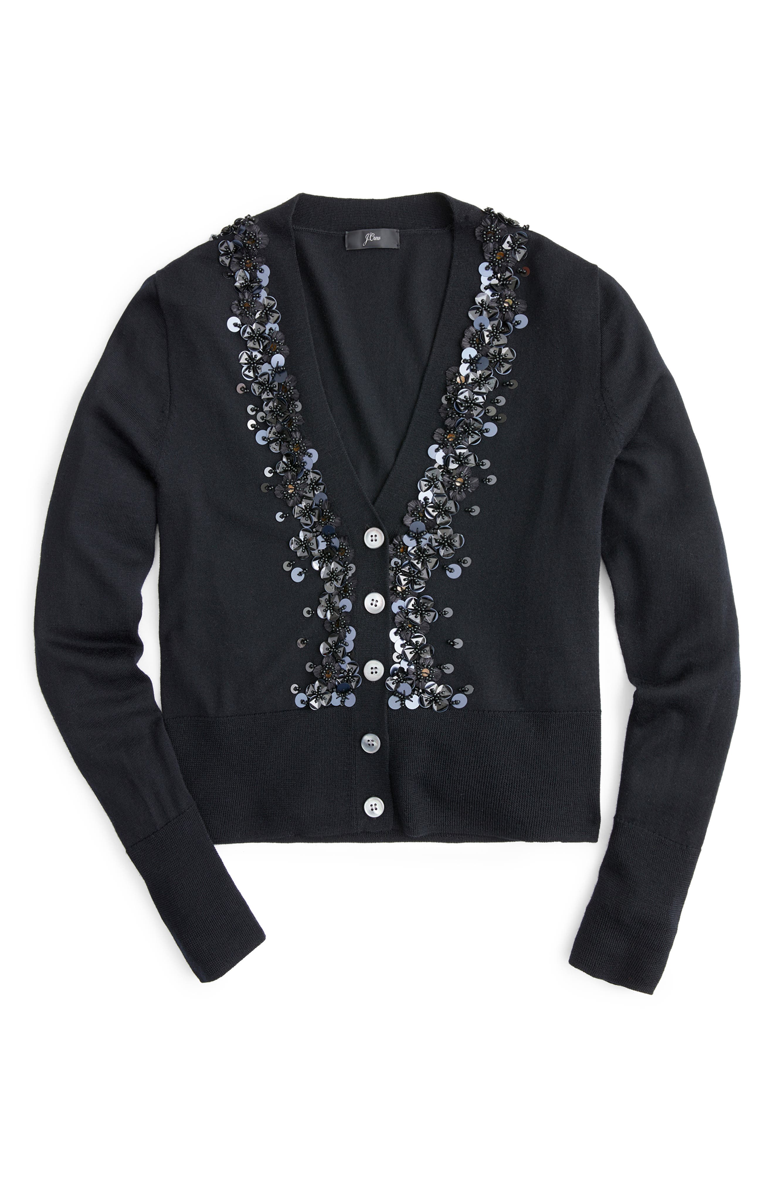 embellished cardigan