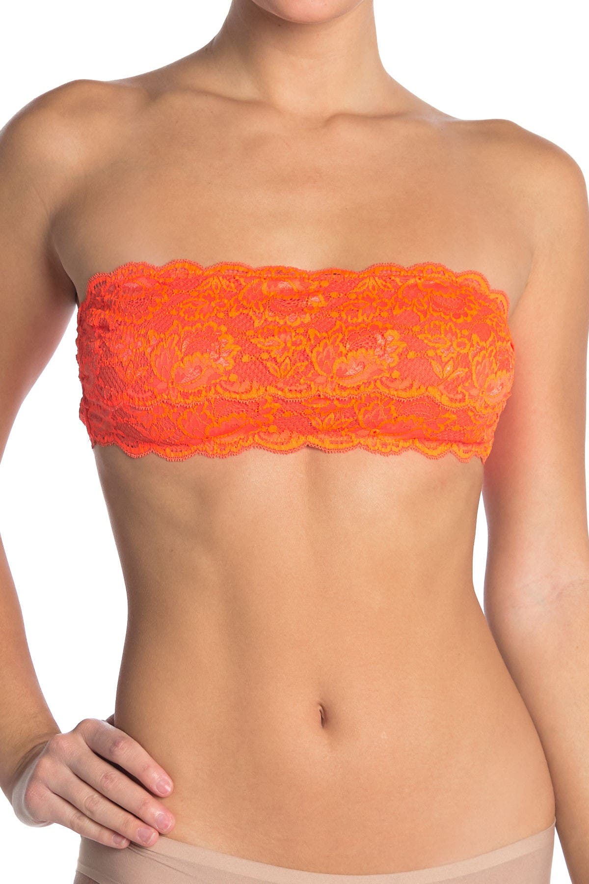 lace strapless bandeau