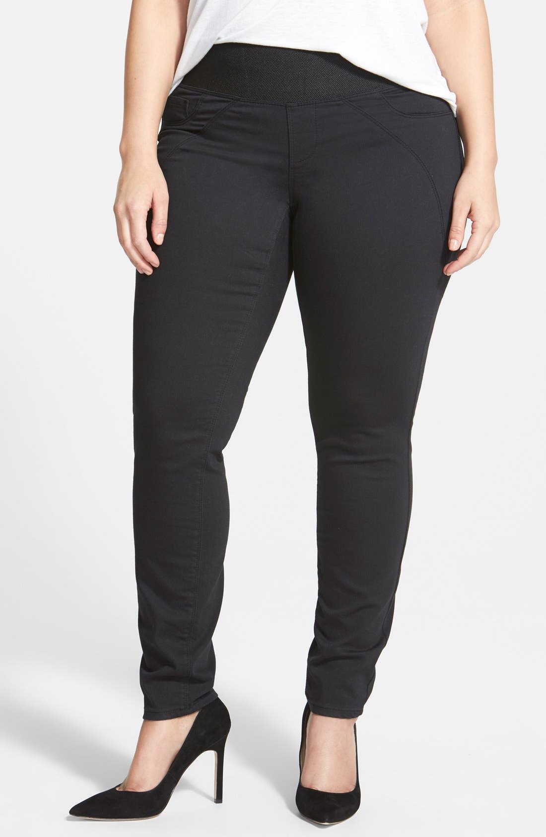 DKNY Jeans Sculpted Stretch Denim Leggings (Plus Size) Nordstrom
