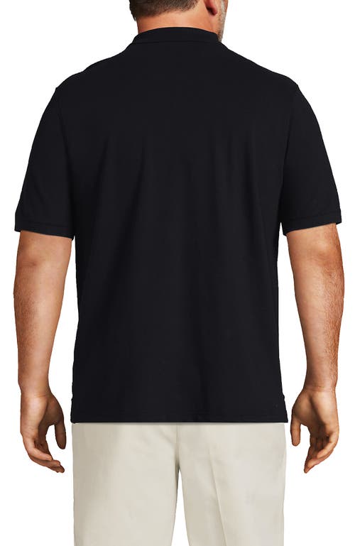 Shop Lands' End Short Sleeve Comfort-first Mesh Polo Shirt In Black