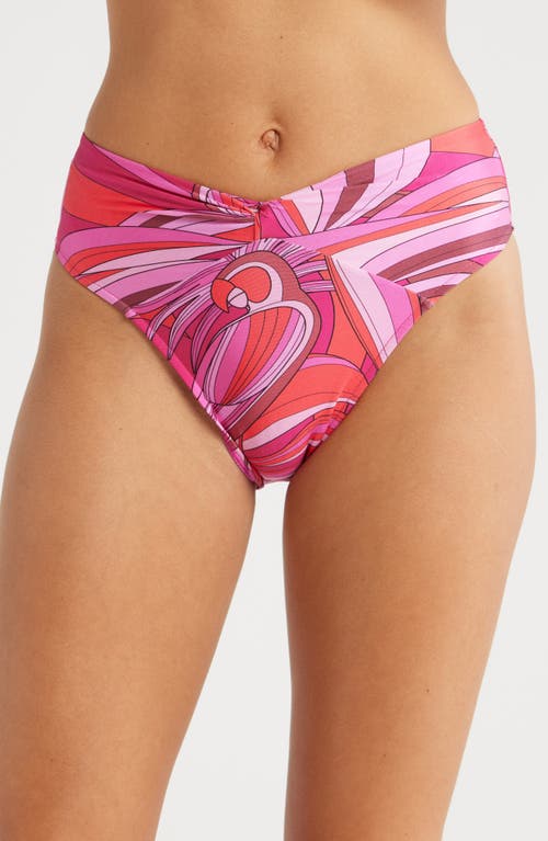 Shop Farm Rio Endless Summer High Waist Bikini Bottoms In Endless Summer Red