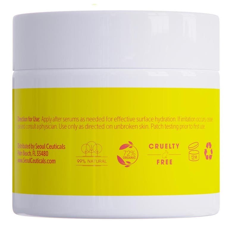 Seoul Ceuticals Ultra Glow Korean Turmeric Face Cream In Clear