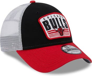 New Era Chicago Bulls Home Field Red 9Forty Trucker Strapback Hat
