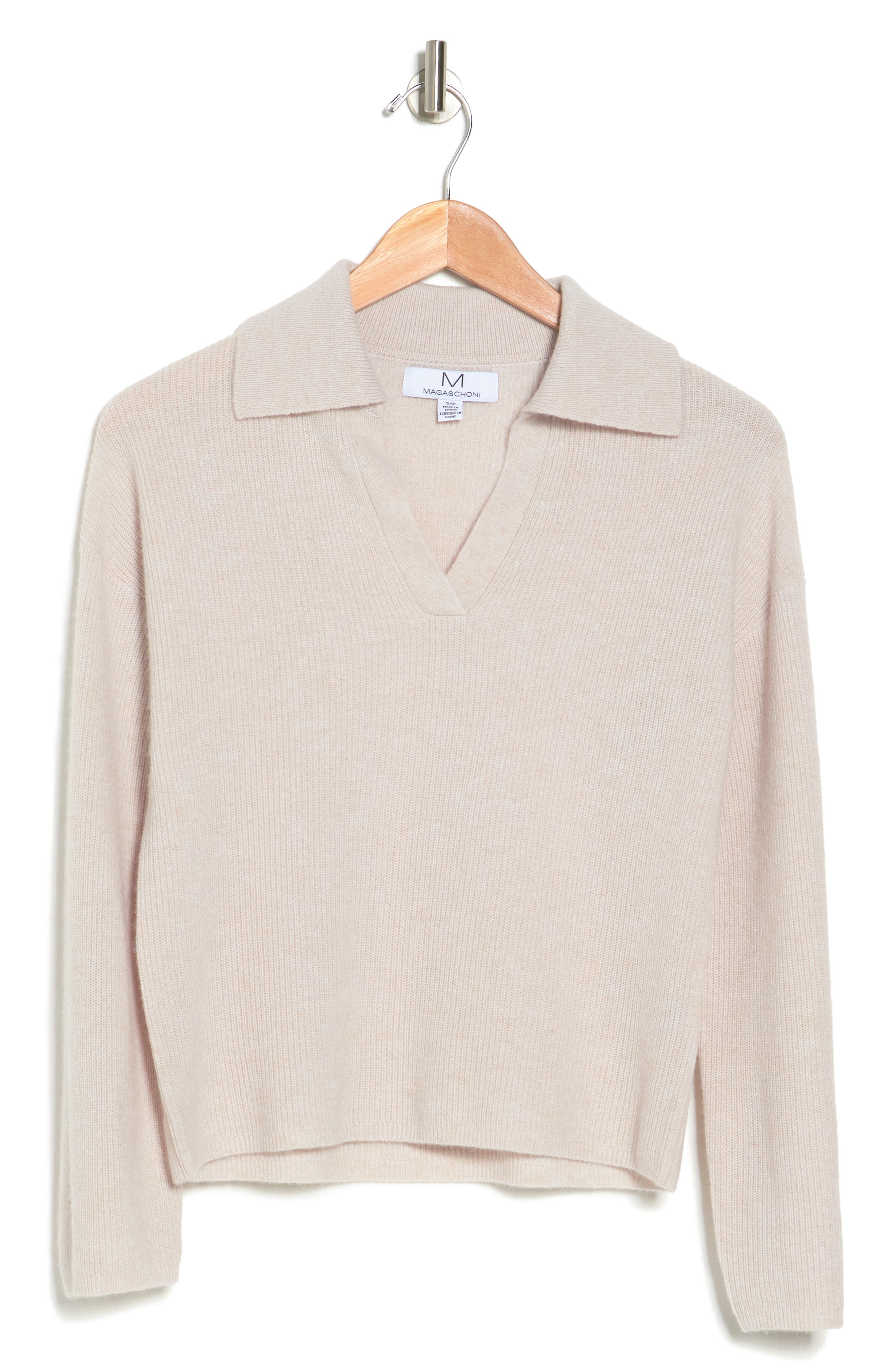 Magaschoni Johnny Collar Cashmere 