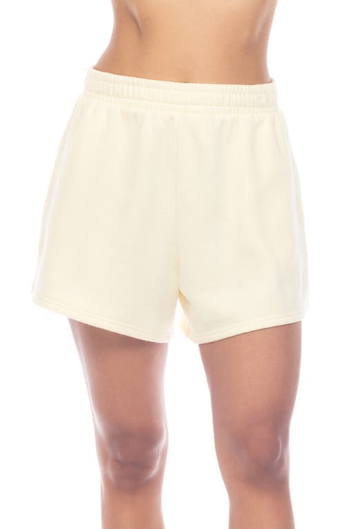 No Plans French Terry Shorts in Daffodil