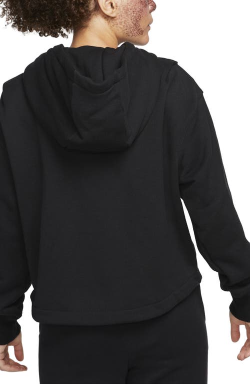 Shop Nike Sporstwear Modern French Terry Fleece Hoodie In Black/flat Pewter