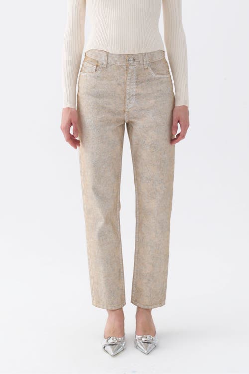 Nocturne Mom Fit Jeans In Stone