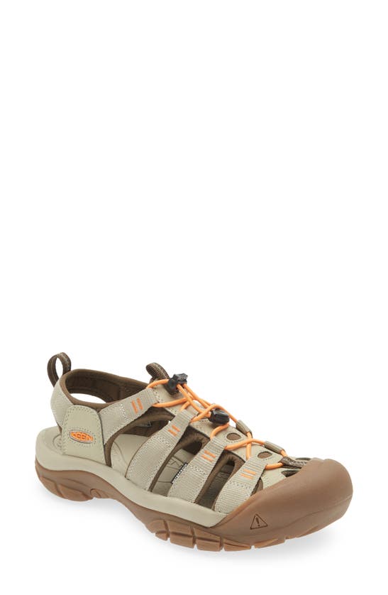 Keen 'newport H2' Sandal In Safari/ Papaya