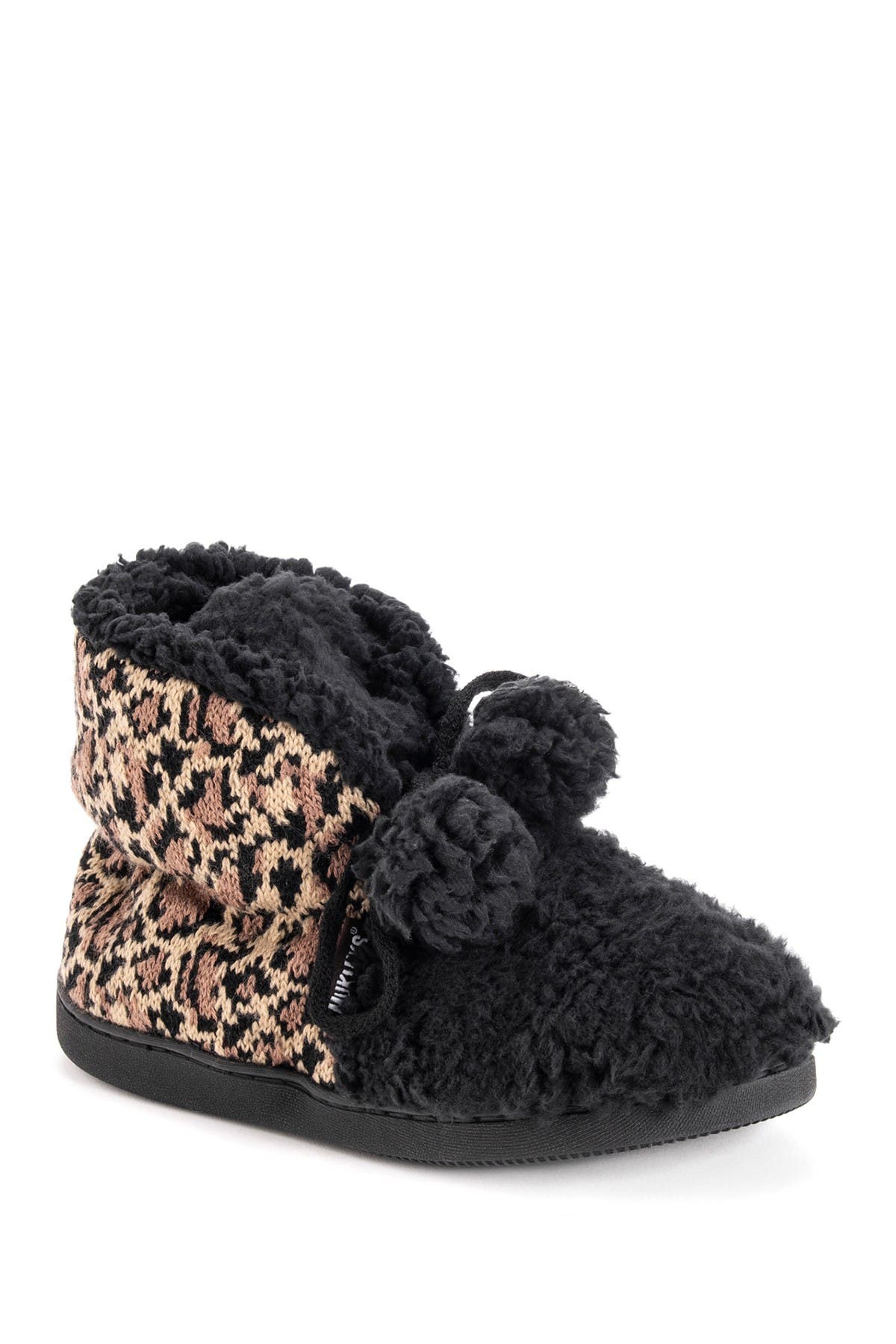 muk luk leopard slippers
