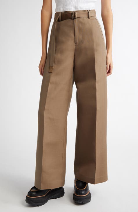 Women's Sacai Wide-Leg Pants | Nordstrom