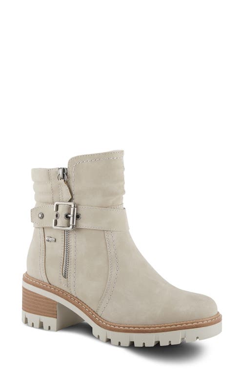 Spring Step Smokies Faux Fur Bootie In Light Grey