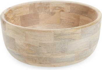 Nordstrom at Home Round Marble & Acacia Wood Serving Board