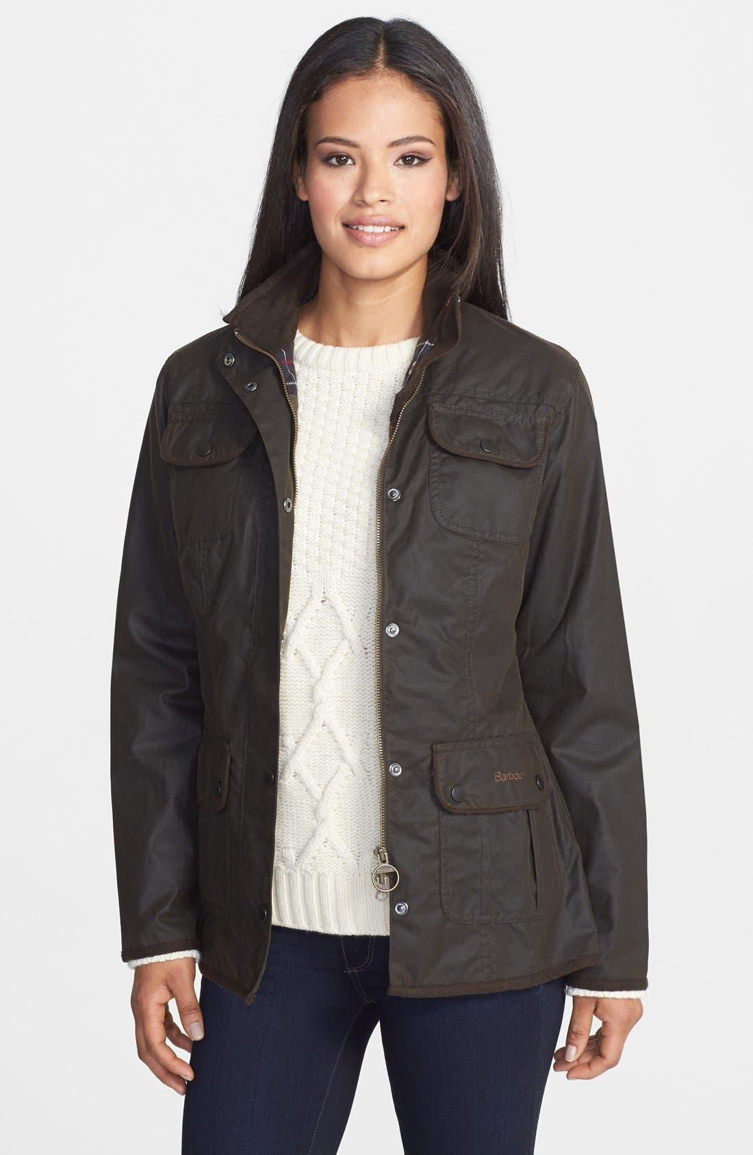 barbour waxed utility jacket
