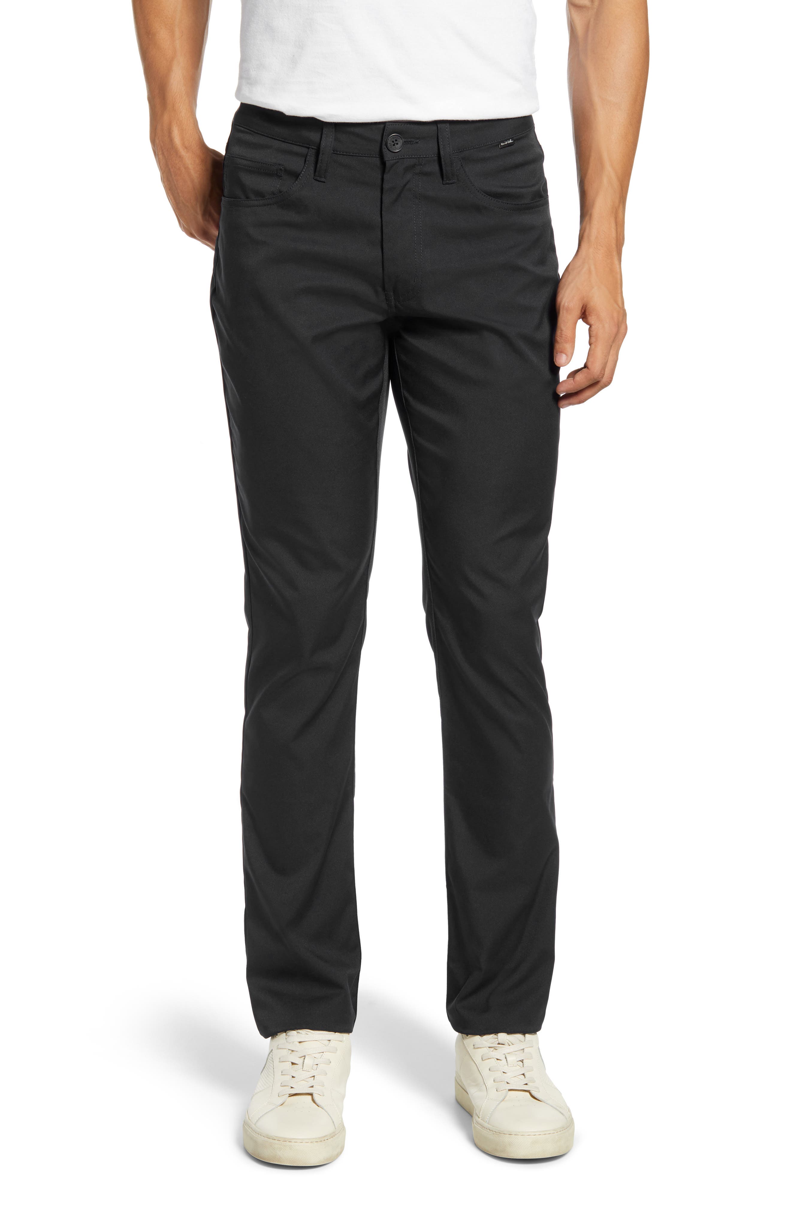 slim black slacks mens