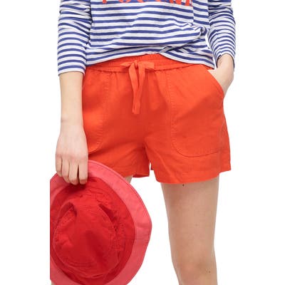 J.crew Point Sur Seaside Linen Blend Shorts