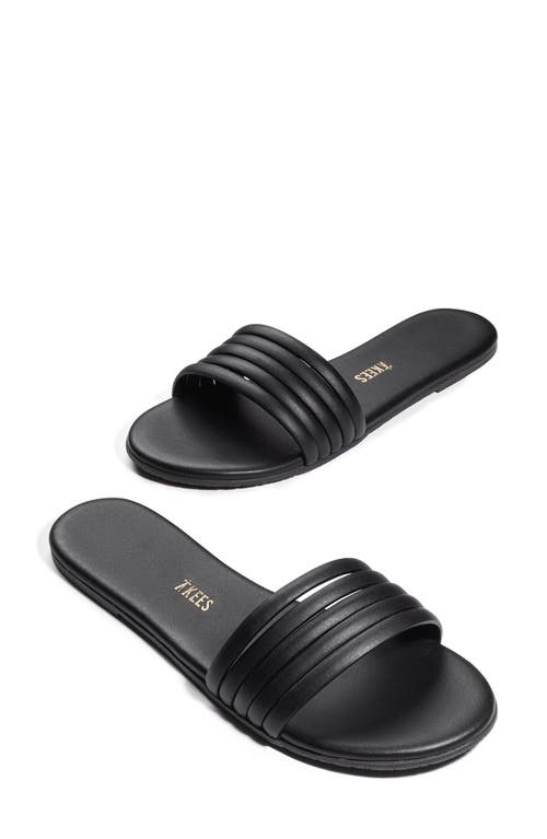 Serena Slide Sandal in Black