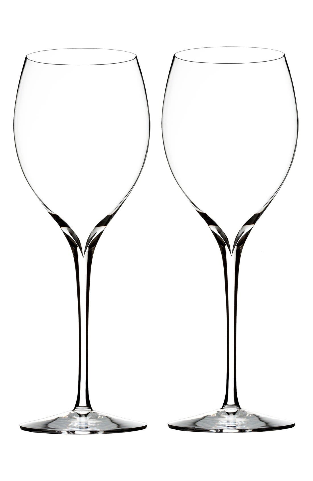 UPC 701587011280 product image for Waterford Elegance Set Of 2 Fine Crystal Chardonnay Glasses, Size One Size - Whi | upcitemdb.com