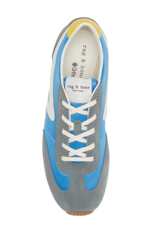 Shop Rag & Bone Retro Runner Slim Sneaker In Electric Blue